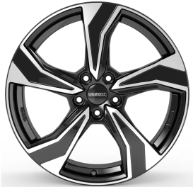 KB dark Black/polished 8x19 5x112 ET40 CB57,1 R13