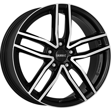 Dezent TR dark Black/polished 7,5x18 5x108 ET48 CB70,1 60° 7.5x18