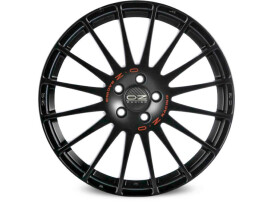 Superturismo GT Matt Black Red Lettering 7,5x17 5x112 ET50 CB75,0 R12