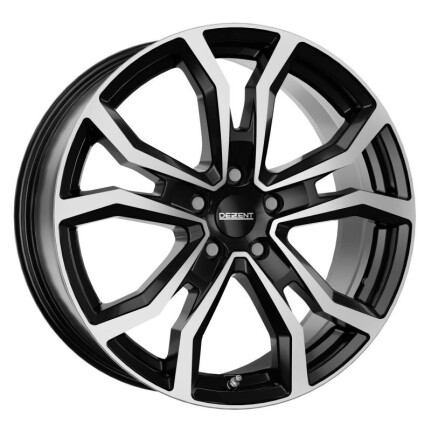 Dezent TV dark Black/polished 7x17 5x108 ET46 CB65,1 Flat 7x17
