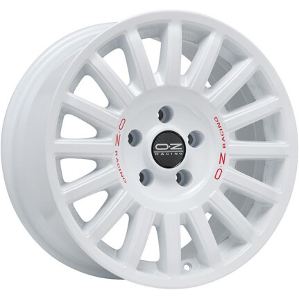 Oz Racing Rally Raid Race White Red Lettering 8,5x18 5x130 ET48 CB71,6 R14 8.5x18